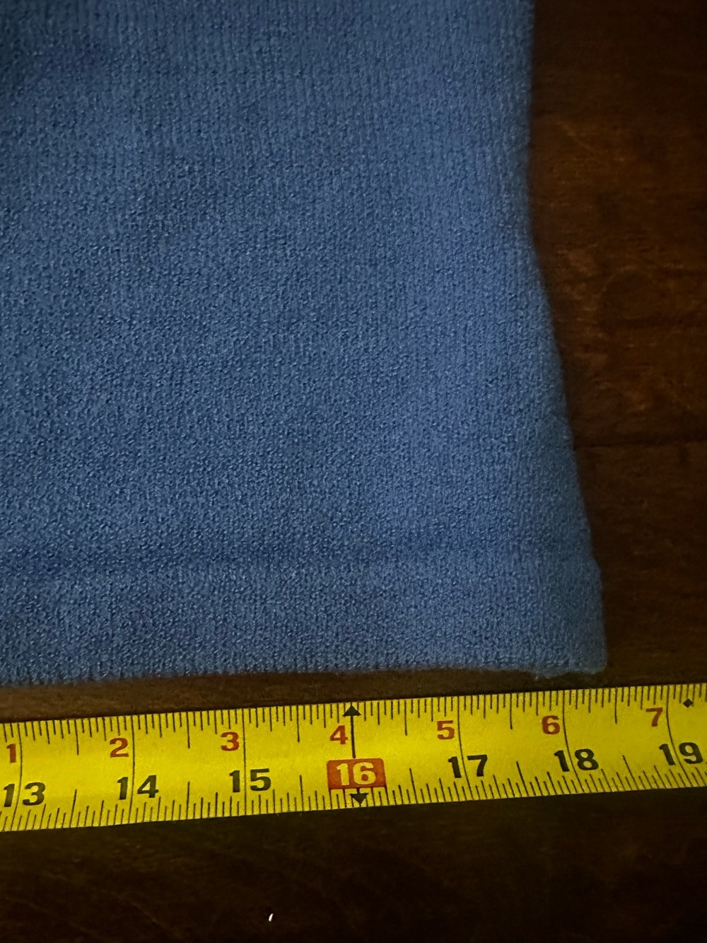 St. John Blue Cropped Wool Rayon Knit Shell Tank Top Scoop Neck M - Picture 6 of 8